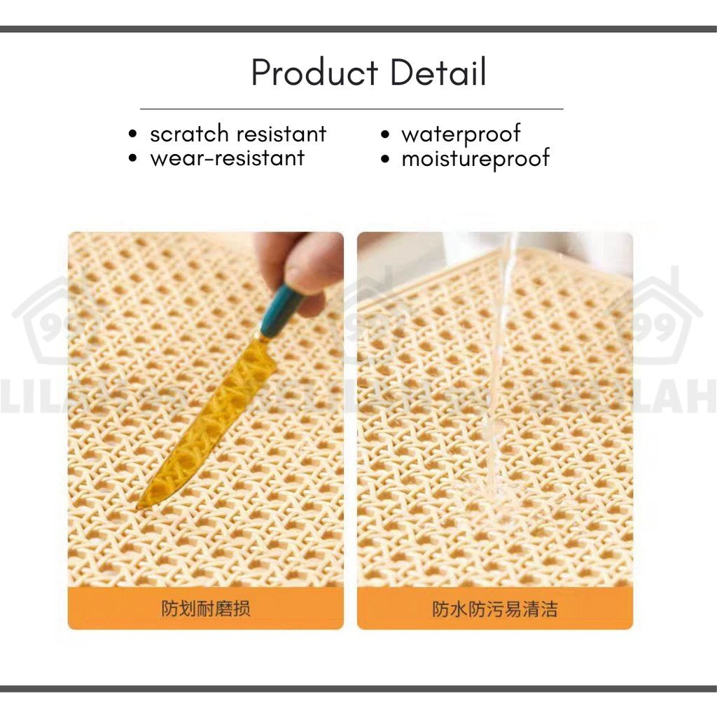 Belilah Kerusi Rotan Armrest Rattan Chair Arm Chair PP Stackable Minimalist Outdoor KerusiCafe Backrest Chair