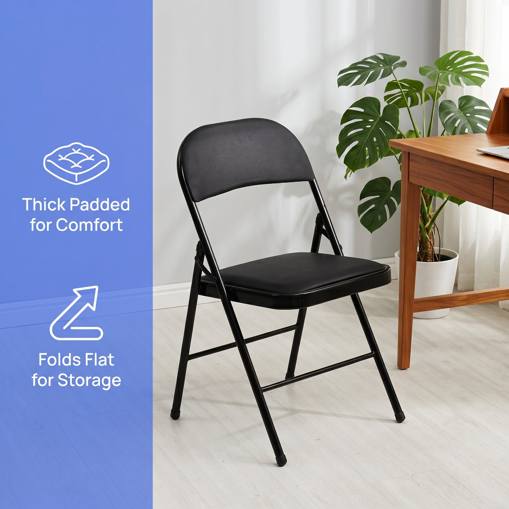 PU Mesh No Assembly Foldable Multi-scene Leisure Chair