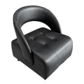 maitian | Genuine Leather Omnidirectional Wheel Bench with Backrest