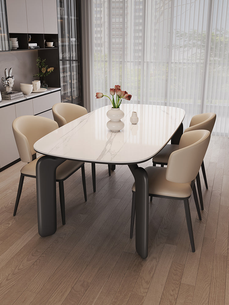 Luxurious Italian Dining Table and Chairs Set