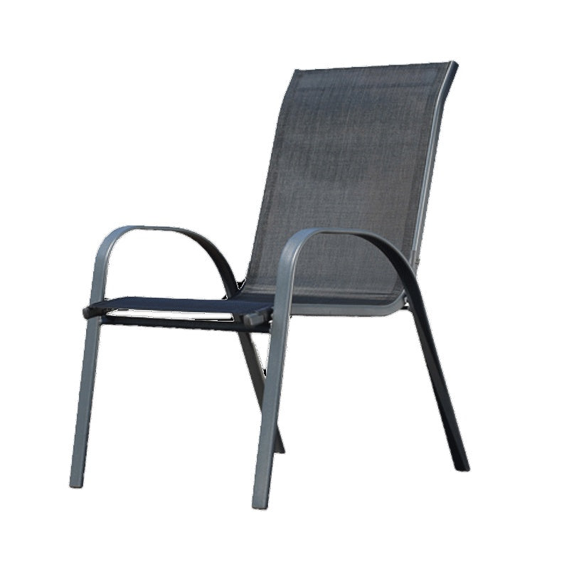 Luxury Mesh Metal Patio Dining Chair for Garden Balcony