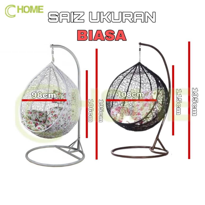 L XL Size Hanging Swing Chair Ready Stock