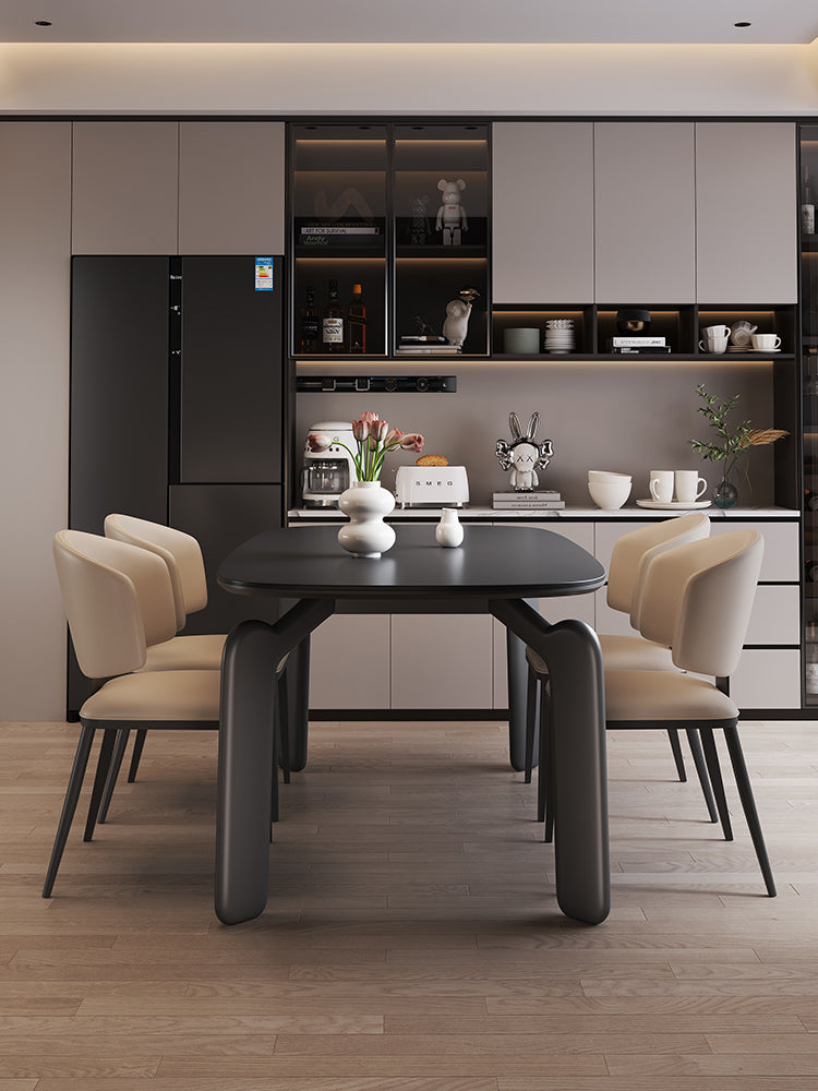 Luxurious Italian Dining Table and Chairs Set