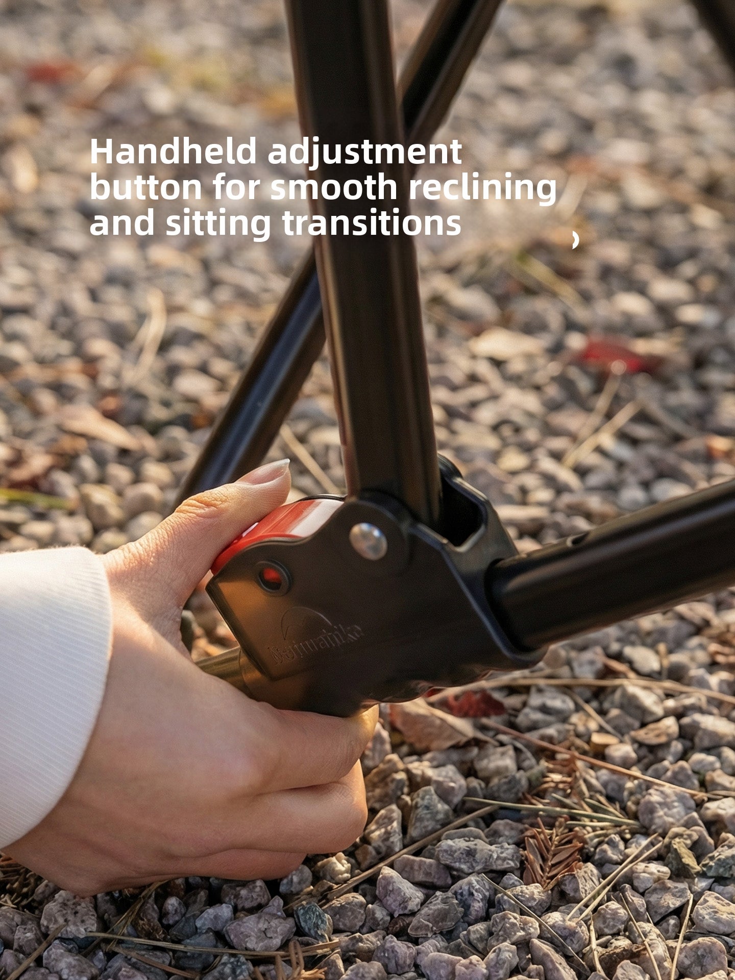 Adjustable High Back Mesh Folding Camping Chair
