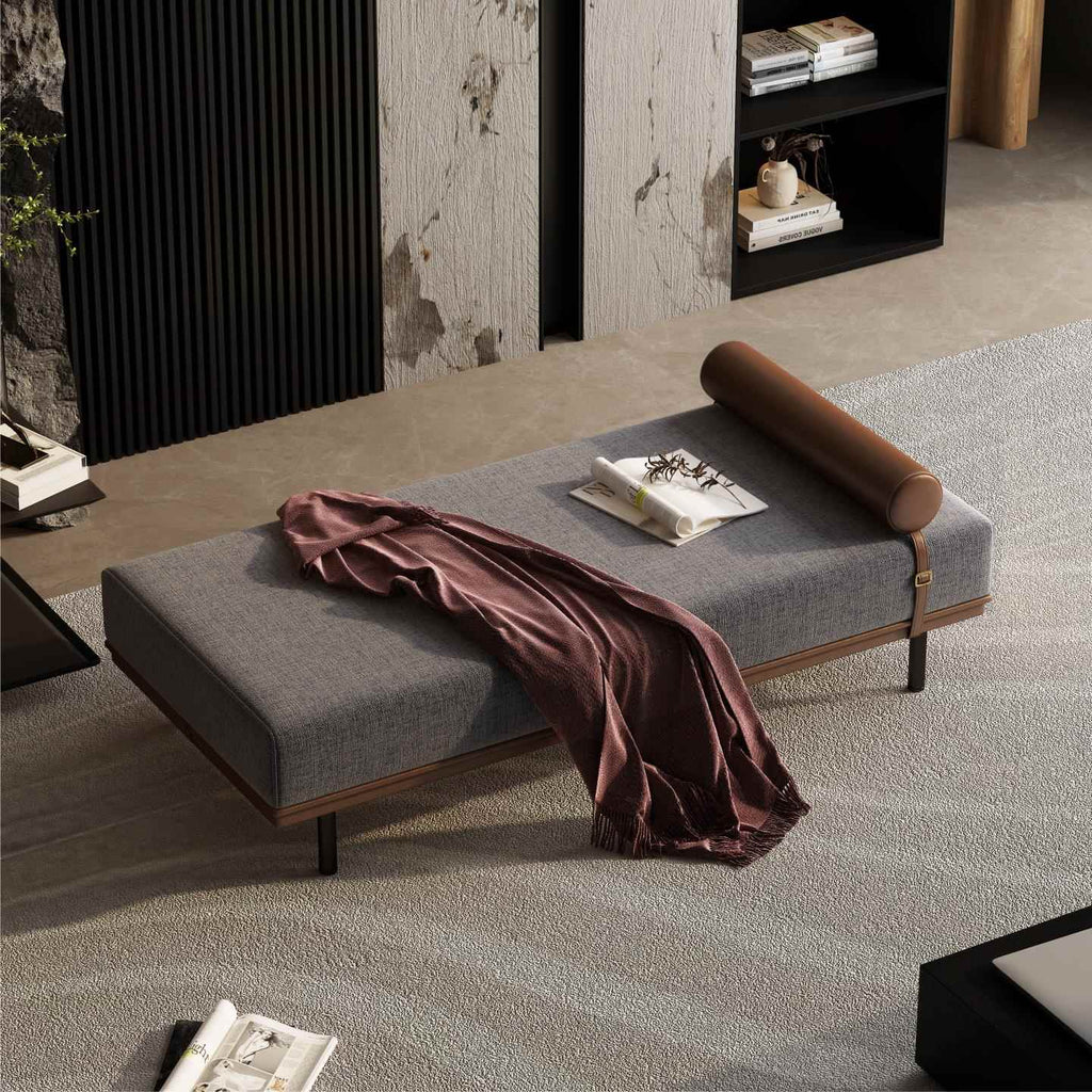 Italian Minimalist Footstool Bed Bench