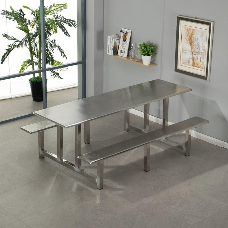 BOJIAJIAJU | Canteen Steel Combo Table Chair