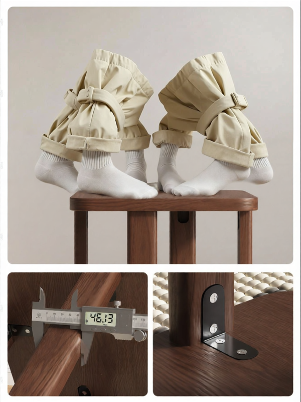 Real Wood Stacking and Folding Stools