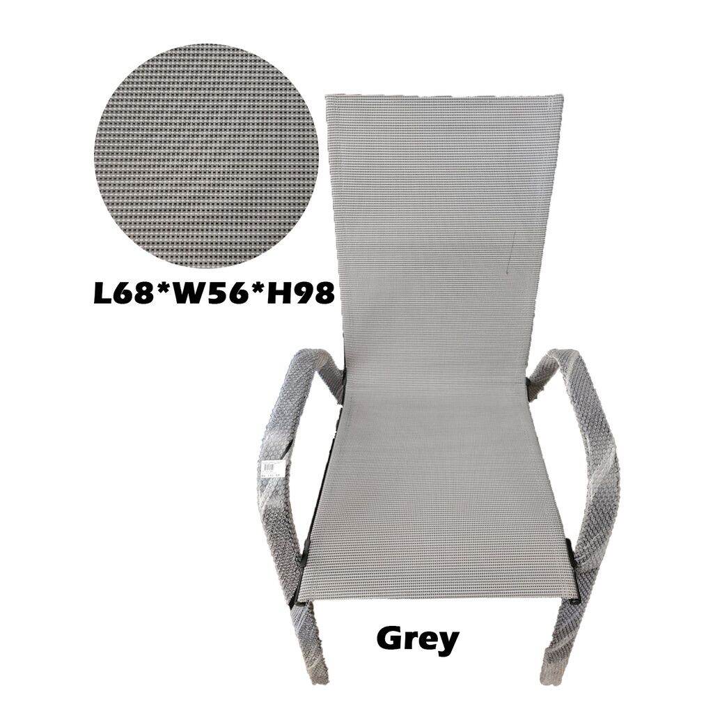 Luxury Mesh Metal Patio Dining Chair for Garden Balcony