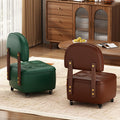 Multifunctional Soft Seat Stool With Backrest Small Sofa