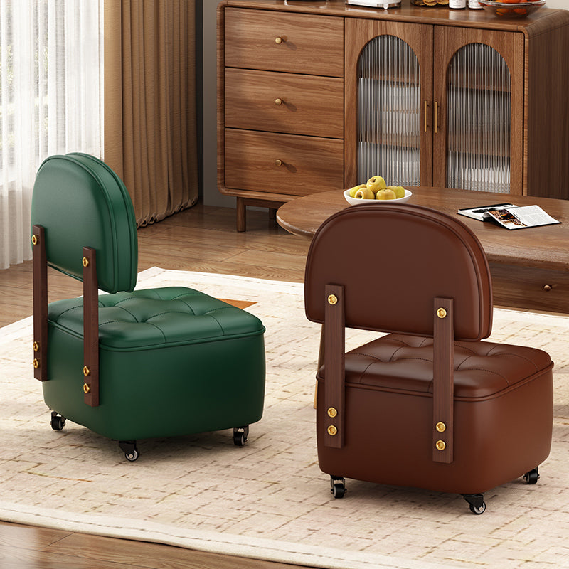 Multifunctional Soft Seat Stool With Backrest Small Sofa