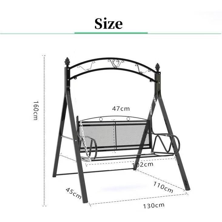 Heavy Duty Double Indoor Outdoor Hanging Swing Chair