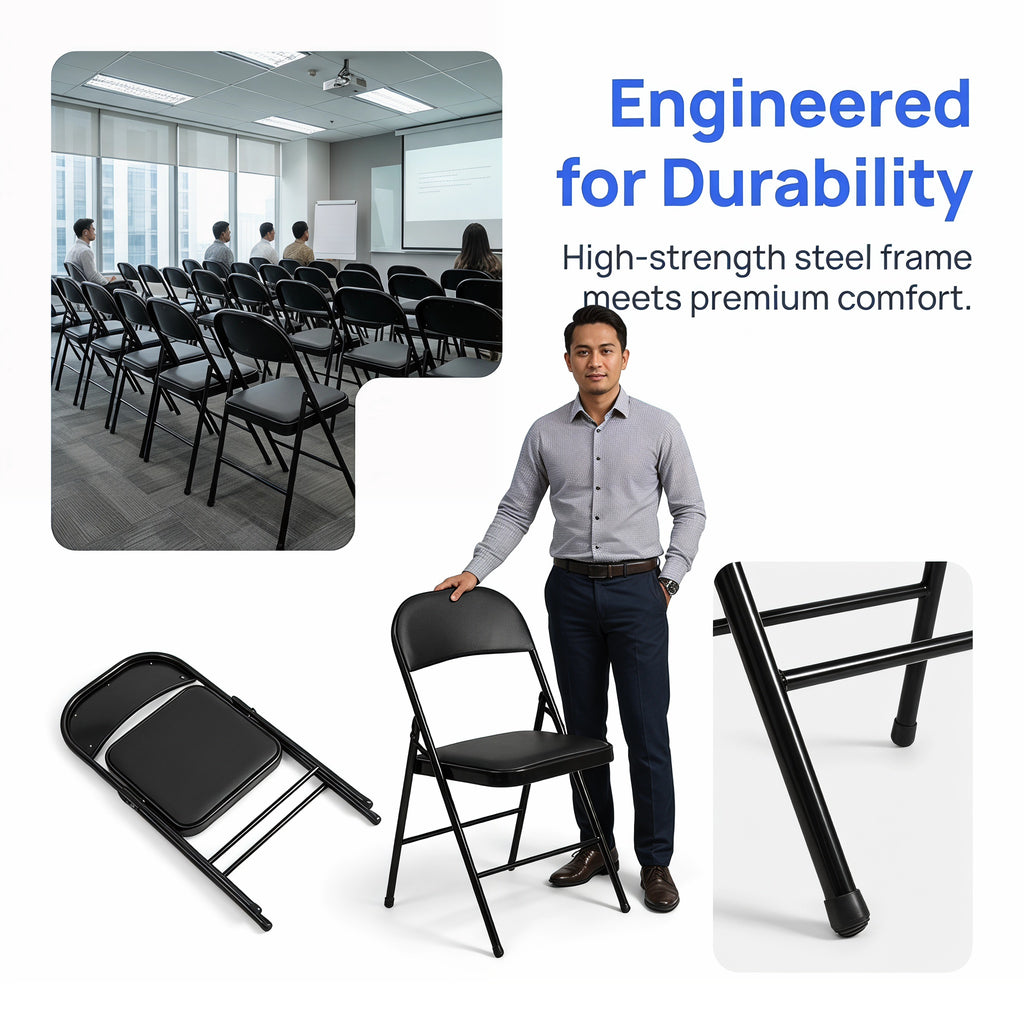PU Mesh No Assembly Foldable Multi-scene Leisure Chair