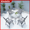 Luxury Mesh Metal Indoor Outdoor Balcony Dining Chairs